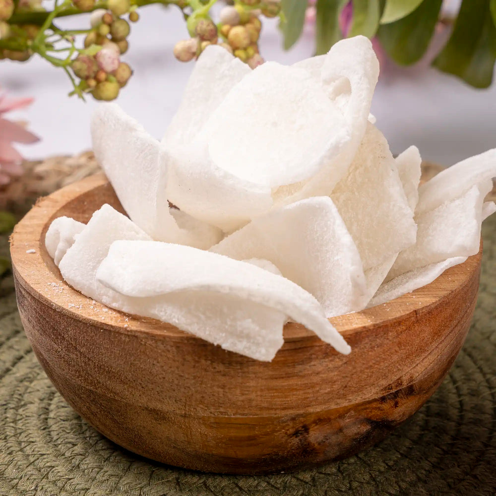 Tranche de noix de coco séchée