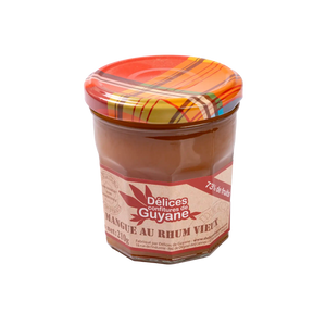 Confiture mangue au vieux rhum (210g)