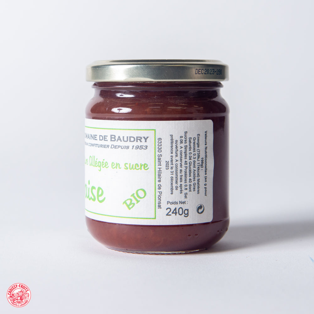 Confiture Allégée Bio Fraise (240g)