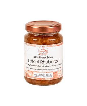 Confiture Extra letchi Rhubarbe (teneur en fruits 92%)