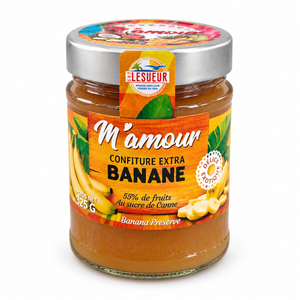 Confiture extra de Banane M'amour – Guadeloupe (325 g)