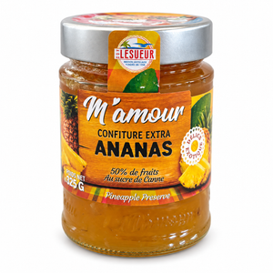Confiture extra d'Ananas M'amour – Guadeloupe (325 g)