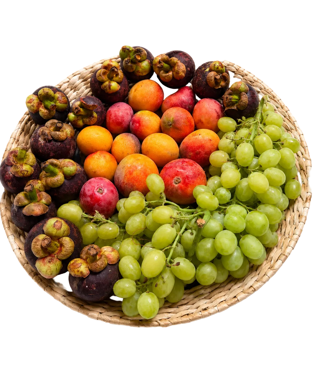 Box Bonbon 3 kg de Croissy Fruits : raisin Cotton Candy, mangoustan et mini mangue Irwin