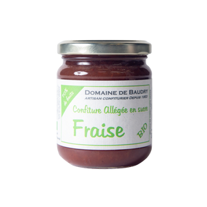 Confiture Allégée Bio Fraise (240g)