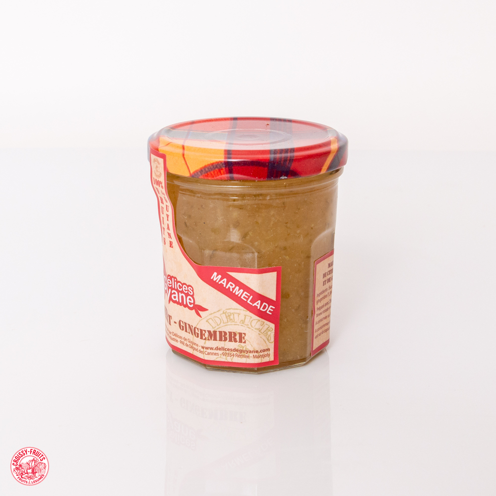 Marmelade de citron vert au gingembre (210g)