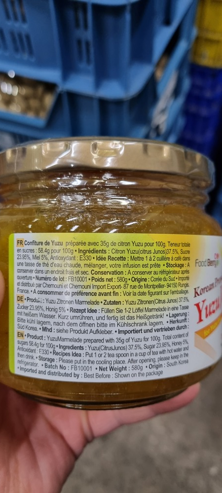 Marmelade de Yuzu (580g)