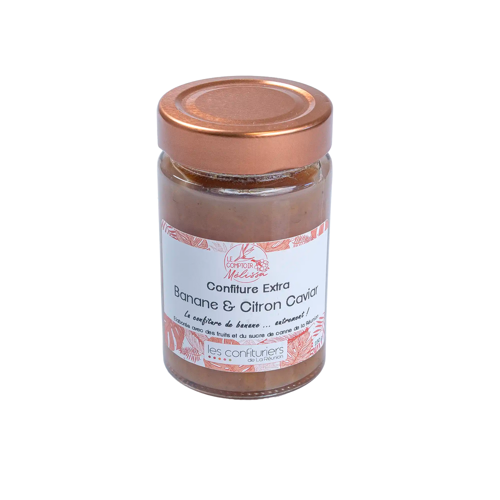 Confiture extra Banane et Citron Caviar