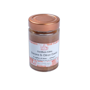 Confiture extra Banane et Citron Caviar