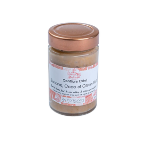 Confiture extra Banane, Coco, Citron Vert