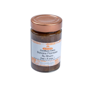 Confiture extra Banane Flambée au Rhum