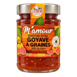 Confiture extra de Goyave à graines M'amour – Guadeloupe (325 g)