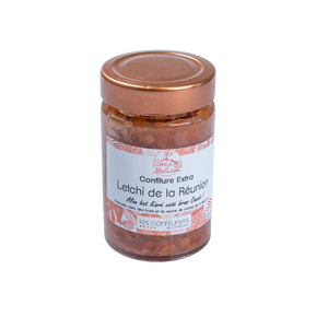 Confiture extra Letchi de la Réunion 90%de fruits