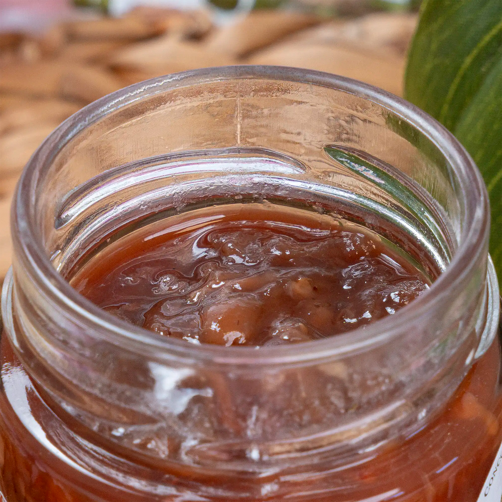 Confiture extra Letchi au coulis de Framboise