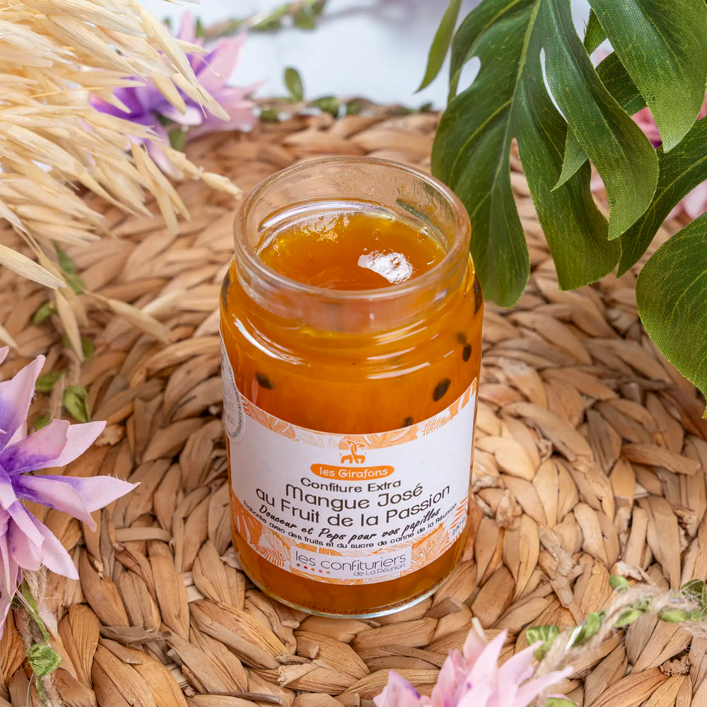 Confiture extra Mangue José au Fruit de la Passion