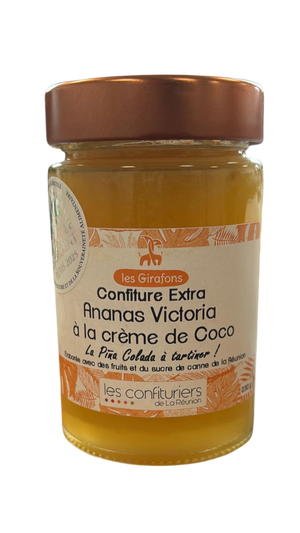 Confiture Extra Ananas Victoria à la crème de Coco