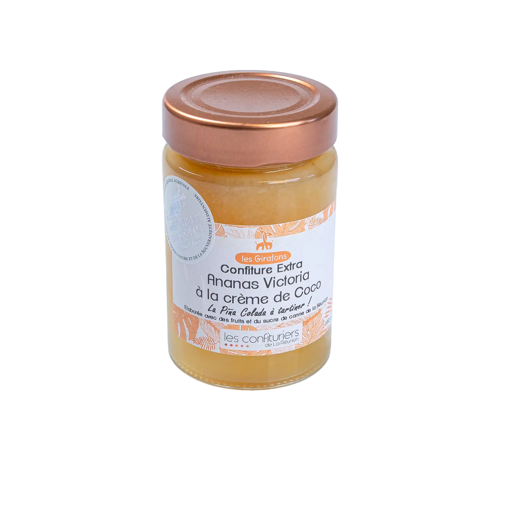 Confiture Extra Ananas Victoria à la crème de Coco