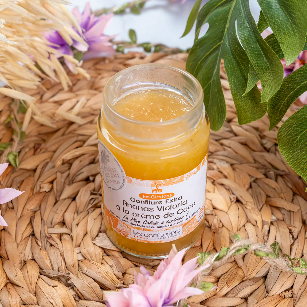 Confiture Extra Ananas Victoria à la crème de Coco