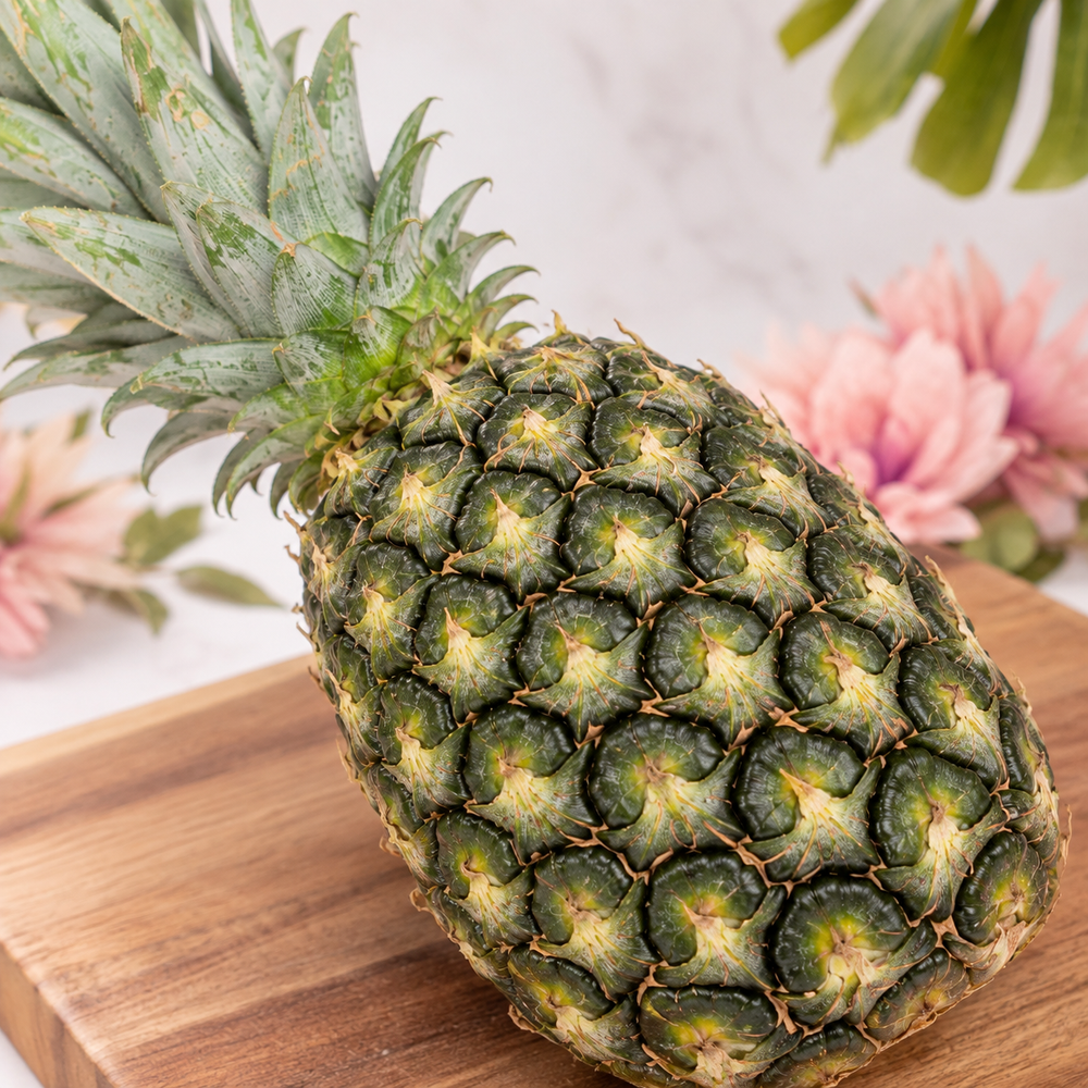 Ananas anbacassi de Guadeloupe — vue rapprochée