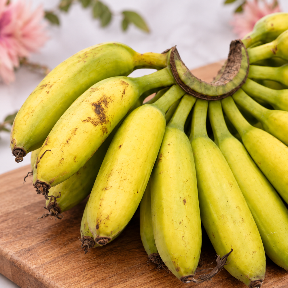 Banane Ti-sucre de Guadeloupe — vue rapprochée