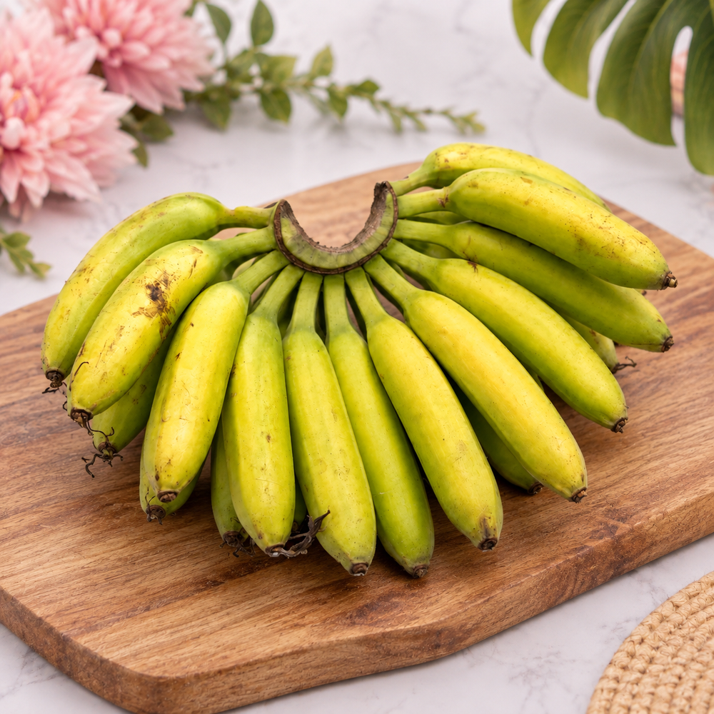 Banane Ti-sucre de Guadeloupe — mise en scène