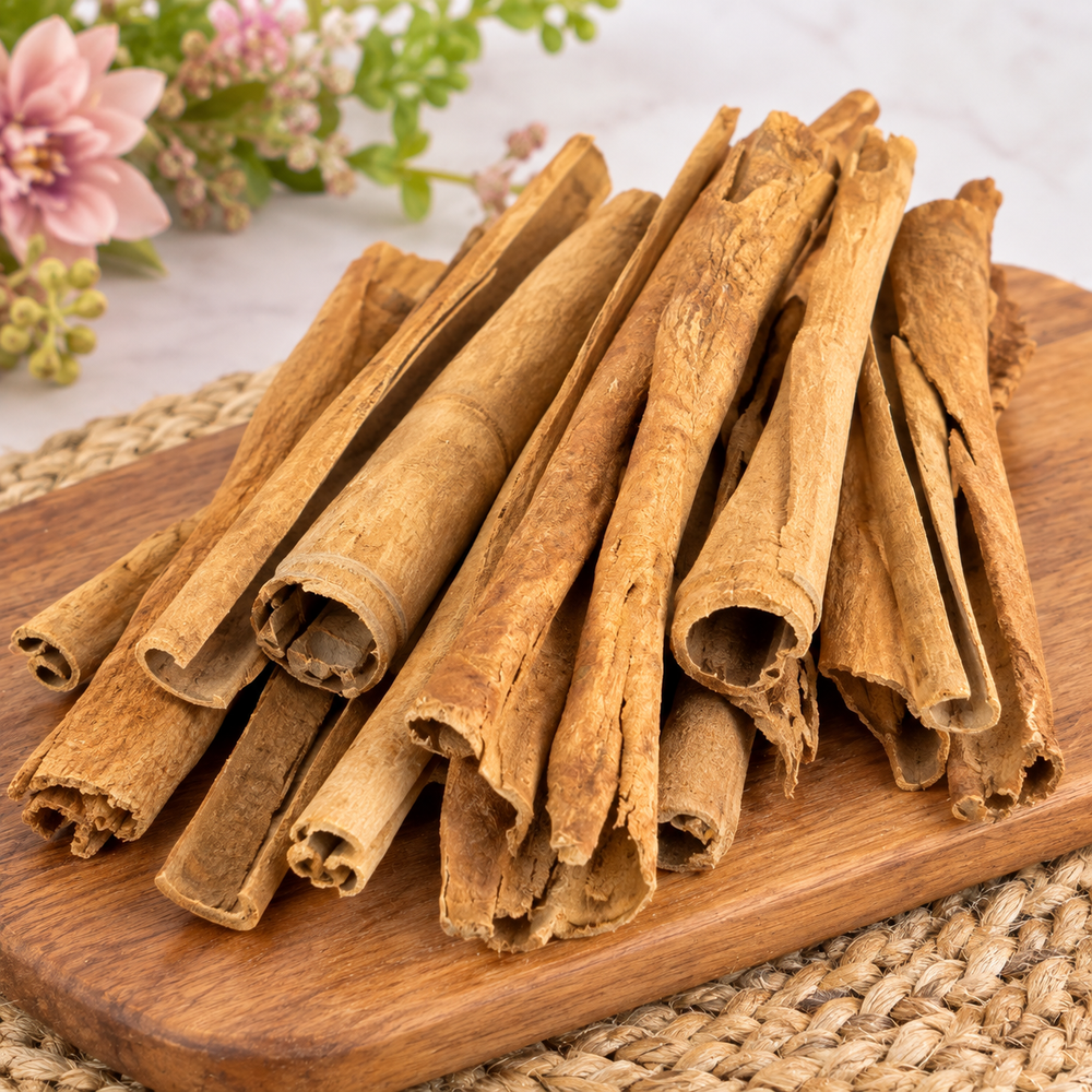Cannelle de Guadeloupe en écorce 100 g — mise en scène