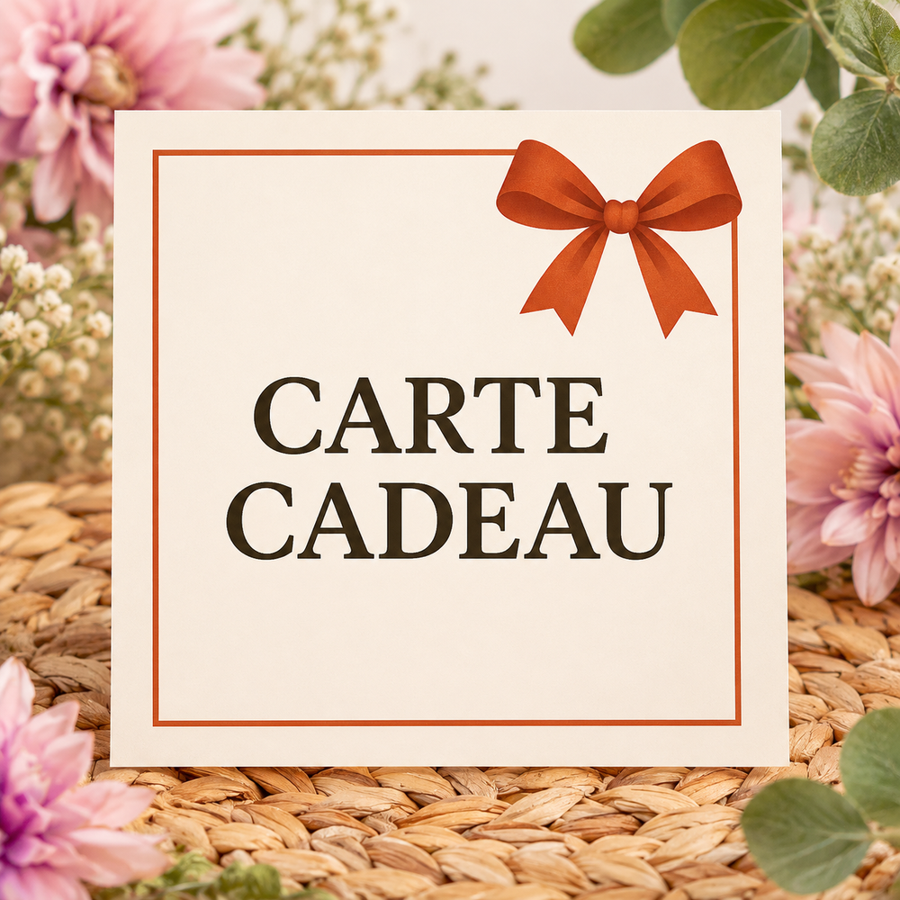 Carte cadeau — mise en scène