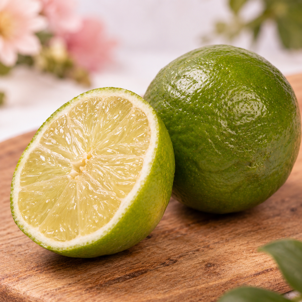 Citron vert — vue rapprochée