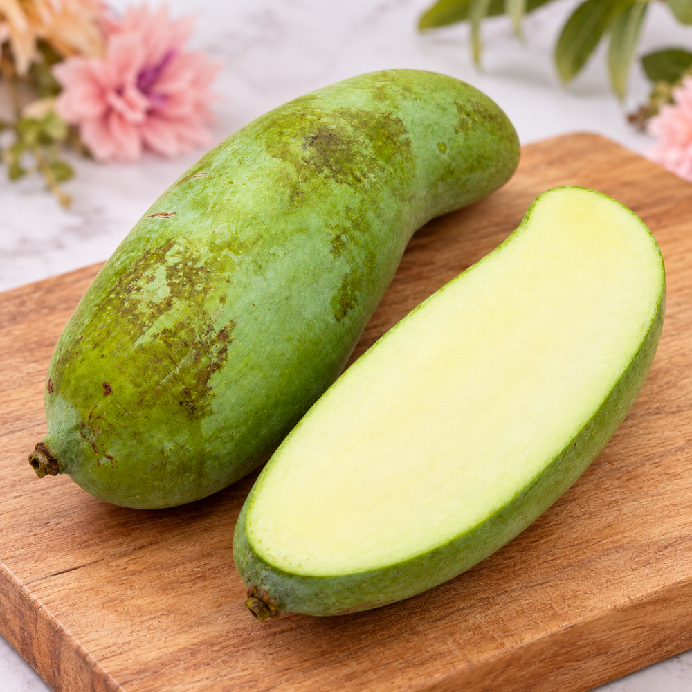 Mangue Sweet Green de Thaïlande – Khiew Sawoi — vue rapprochée