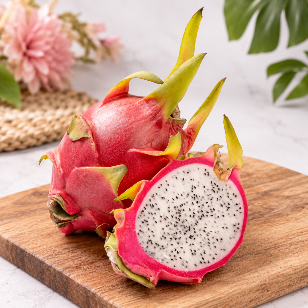 Pitaya de Guadeloupe à chair blanche — mise en scène