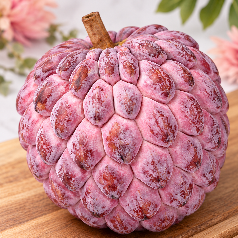 Pomme Cannelle (zatte) ROUGE — vue rapprochée