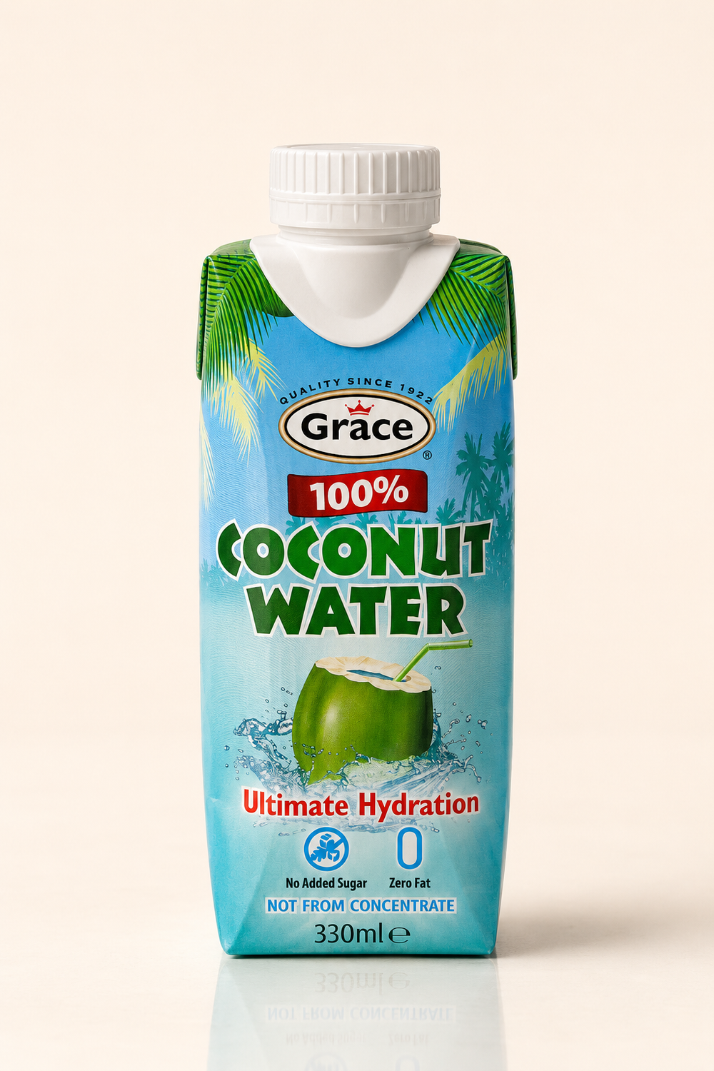 Eau de Coco 100% Naturelle Grace – 330ml