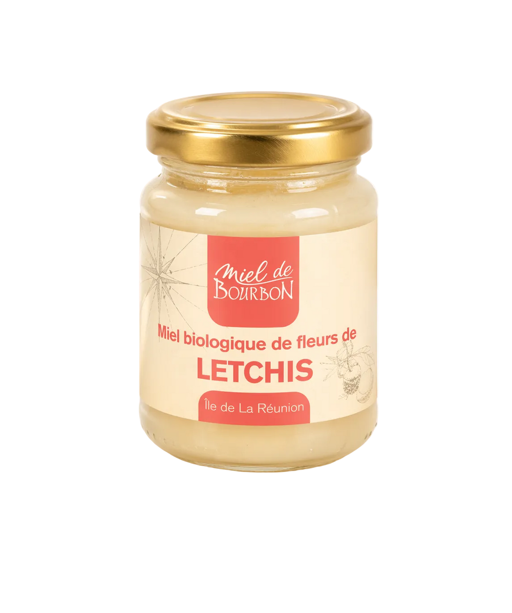 Miel Biologique de fleurs de Letchis de la Réunion