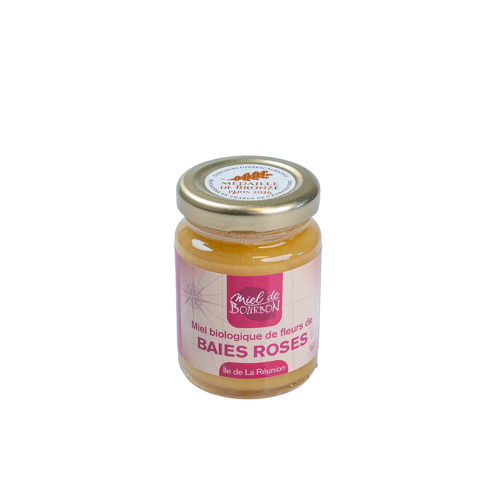 Miel Fleur De Baies Roses 125g