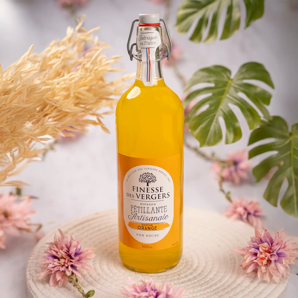 Boisson Pétillante orange (1litre)