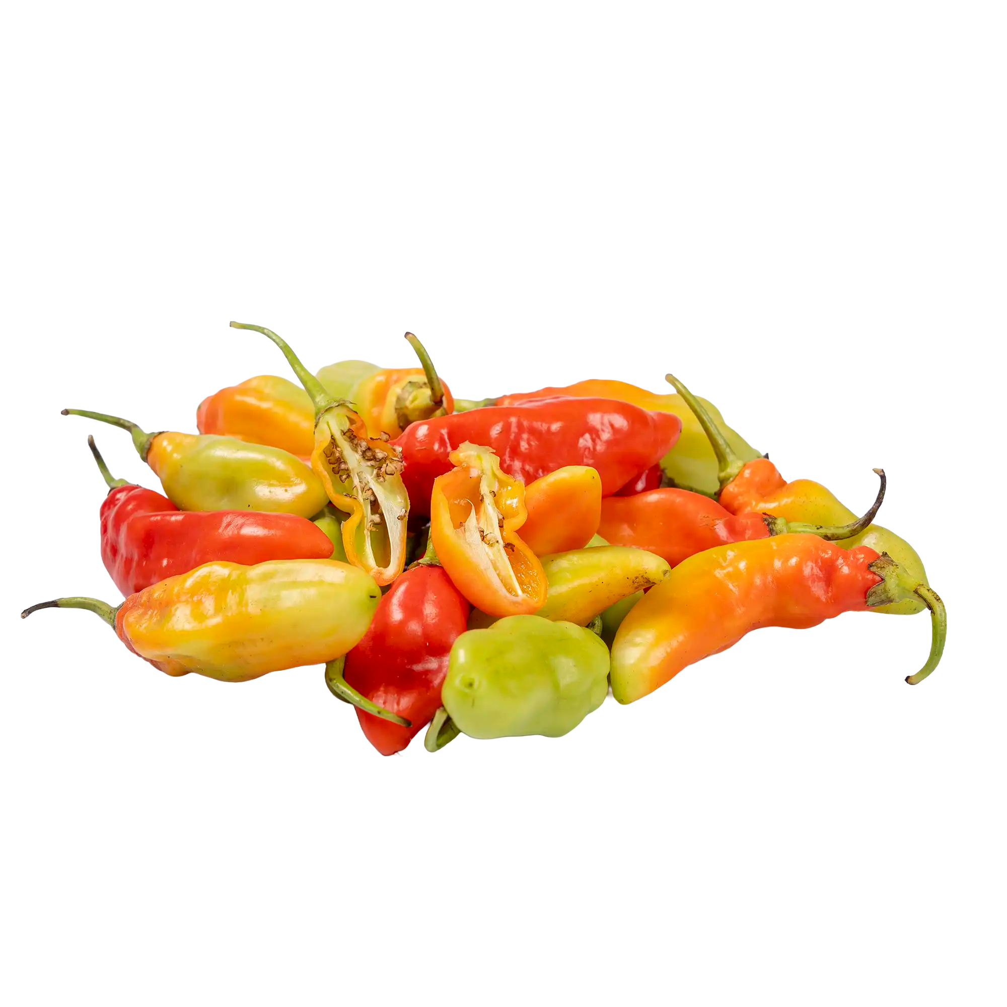 Piments végétariens de Guadeloupe, petits piments parfumés et doux