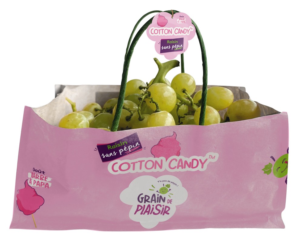 Raisin sans pépins vert bonbon «Cotton candy»